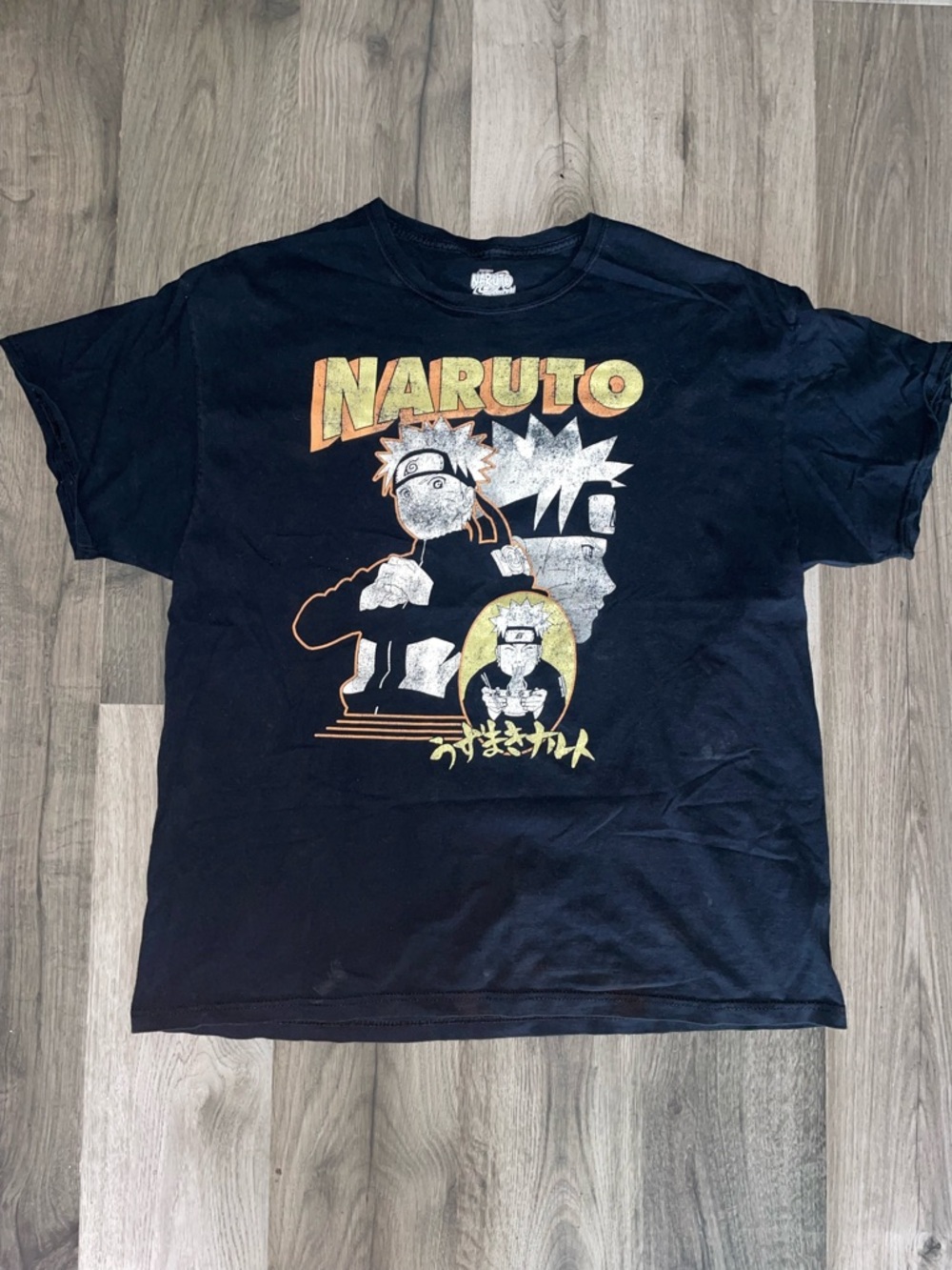 Ripple Junction Black Naruto Shippuden 20th Anniversary Tee